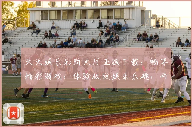 天天娱乐彩购大厅正版下载，畅享精彩游戏，体验极致娱乐乐趣，两重优惠等你来